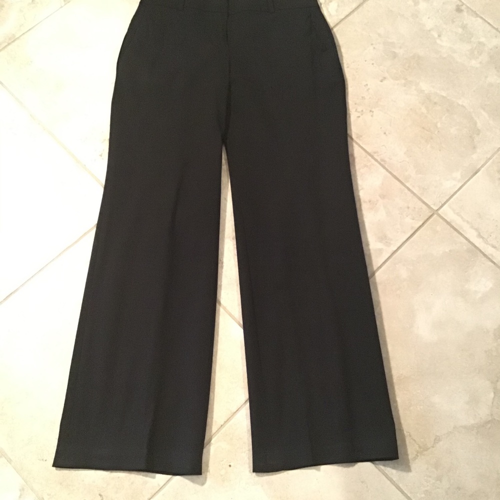 Ann Taylor straight leg black pants SZ 0P